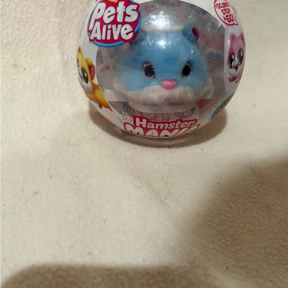 Blue Hamster Pets Alive Toy